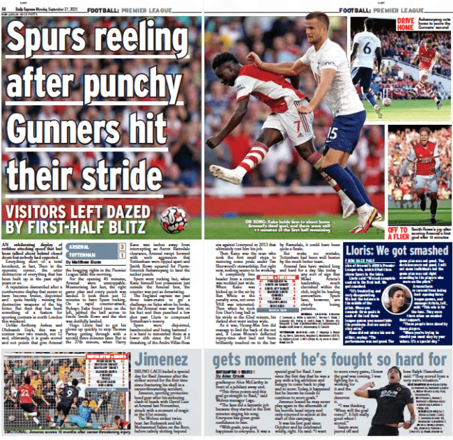 Daily Express, 27 September 2021