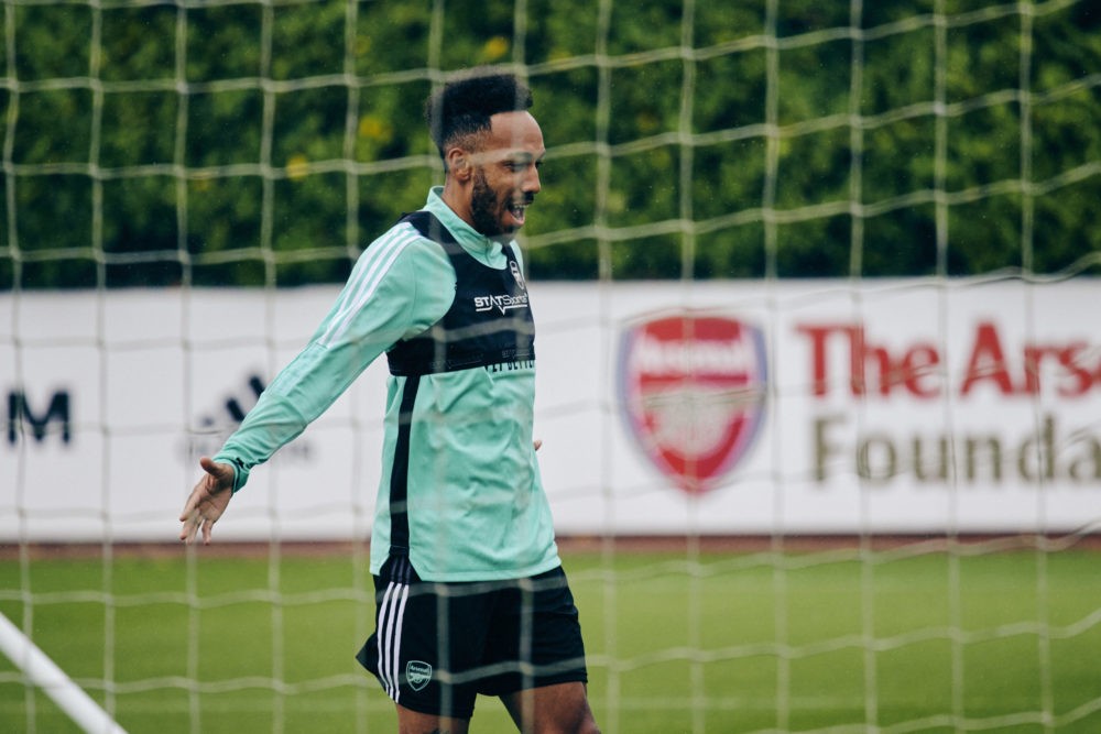 Barcelona and Saint-Etienne consider Aubameyang move but neither likely to happen 3 Pierre-Emerick Aubameyang wearing one of the STATSports vests