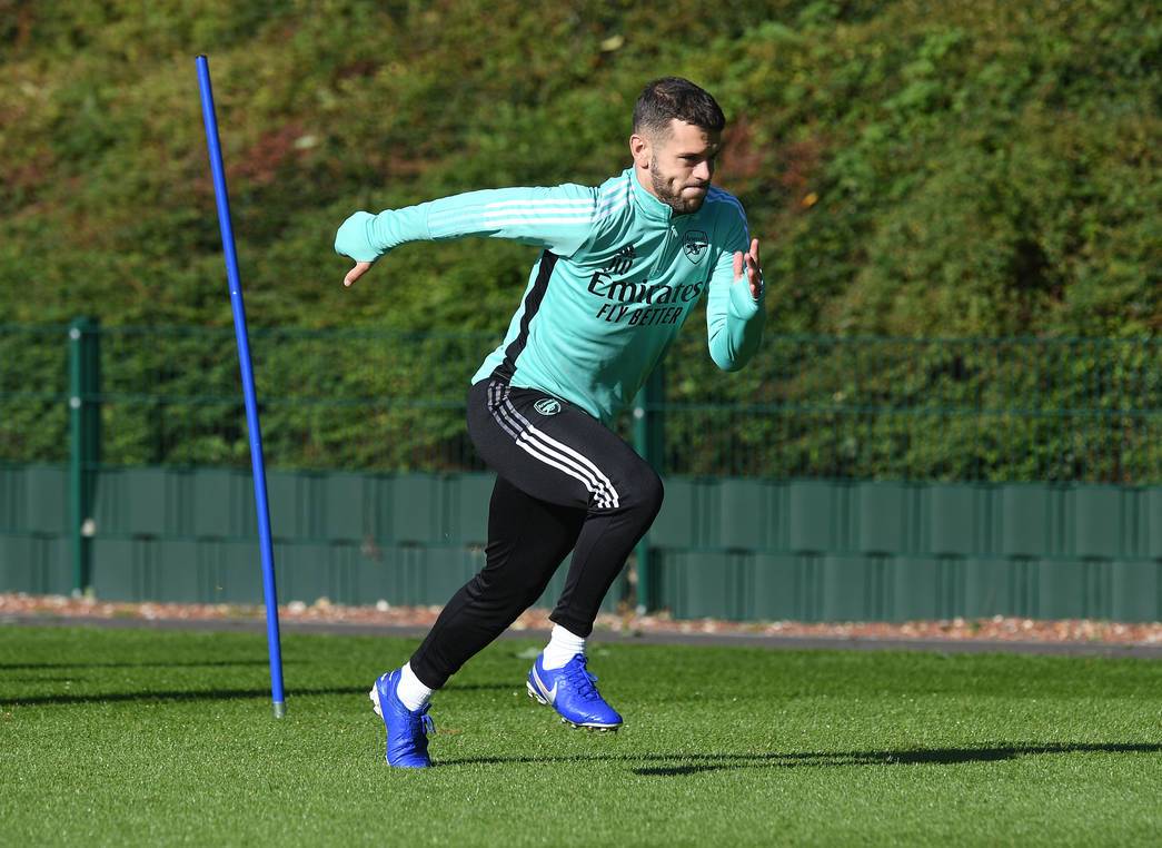 Jack Wilshere in training with Arsenal (Photo via Arsenal.com)