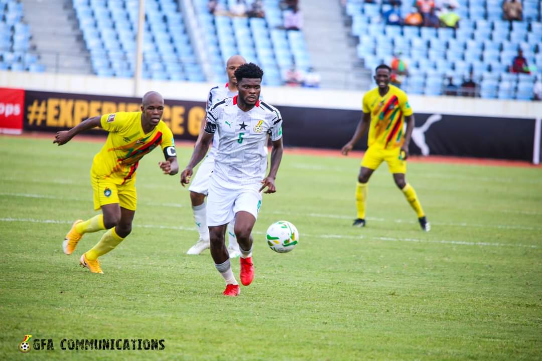 Thomas Partey with Ghana (Photo via GFA Communications)