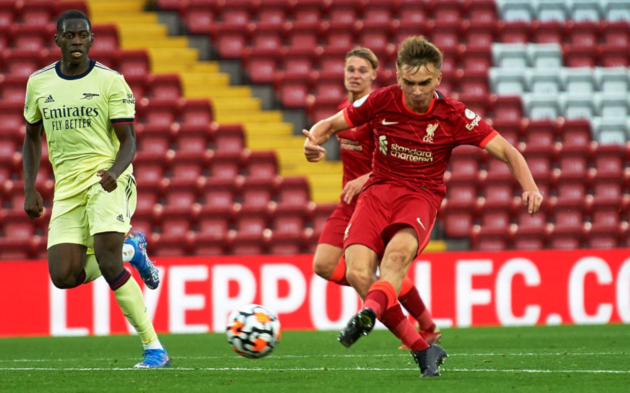 Liverpool u23s vs Arsenal u23s at Anfield (Photo via LiverpoolFC.co.uk)