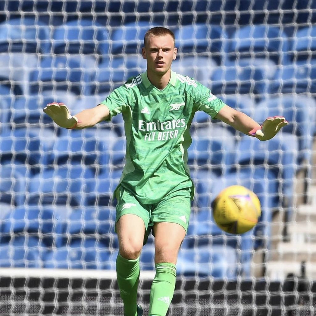 Karl Hein joins first-team training 2 Karl Hein with Arsenal (Photo via Hein on Instagram)