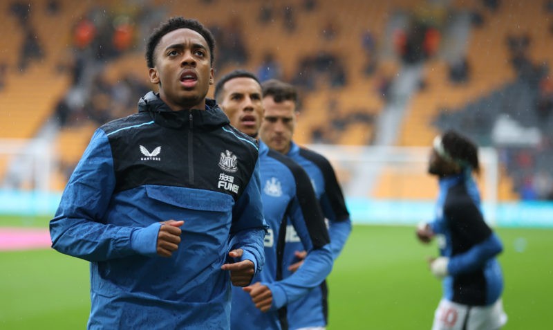 Willock needed to 'grow up, work harder and focus' says Newcastle boss 2 WOLVERHAMPTON, ENGLAND - OCTOBER 02: Joe Willock of Newcastle United warms up prior to the Premier League match between Wolverhampton Wanderers and Newcastle United at Molineux on October 02, 2021 in Wolverhampton, England. (Photo by Catherine Ivill/Getty Images)