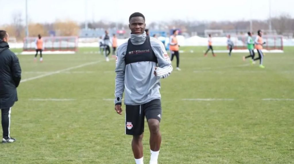 3 MLS youngsters travel over to train with Arsenal 2 Dantouma Toure with New York Red Bulls (Photo via NewYorkRedBulls.com)