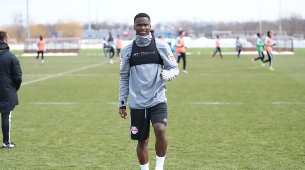 Dantouma Toure with New York Red Bulls (Photo via NewYorkRedBulls.com)