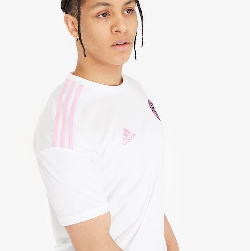 Inter Miami clear pink shirt (Photo via ProDirectSoccer.com)