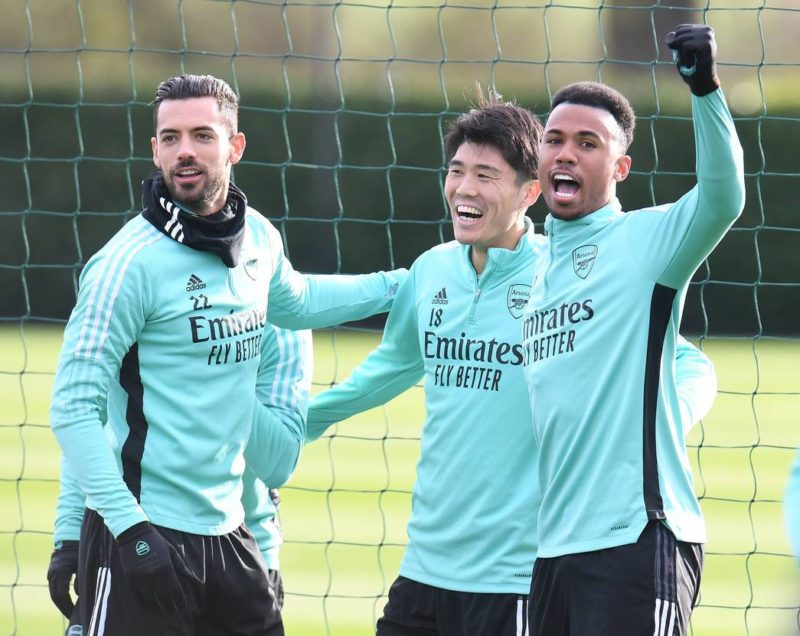 Pablo Mari Arsenal training