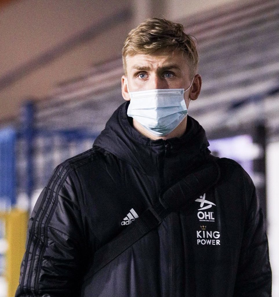 Talks underway for Arsenal 27yo's loan move to Turkey 2 Runar Alex Runarsson with OH Leuven (Photo via Leuven on Twitter)
