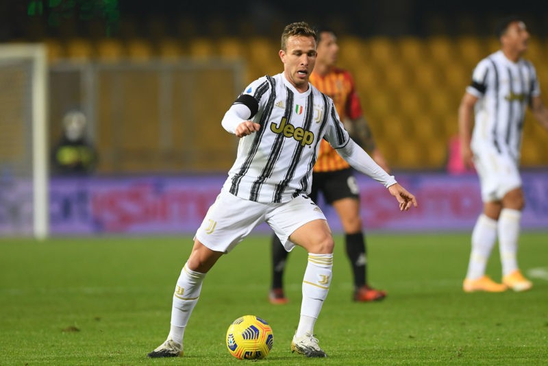 BENEVENTO, ITALY - NOVEMBER 28: Melo Arthur of Juventus during the Serie A match between Benevento Calcio and Juventus at Stadio Ciro Vigorito on N...