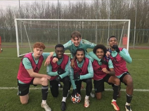 3 MLS youngsters travel over to train with Arsenal 3 Jahkeele Marshall-Rutty (2R) with the Arsenal u18s