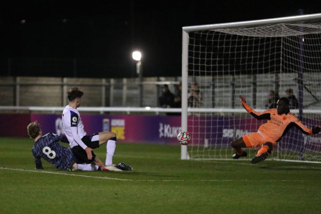 Derby u23s open the scoring against Arsenal (Photo via DCFC.co.uk)