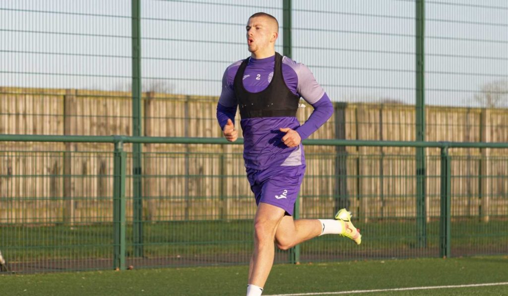 Arsenal confirm unusual 18-month loan for 20yo 3 Harry Clarke in training with Hibernian FC (Photo via HibernianFC.co.uk)