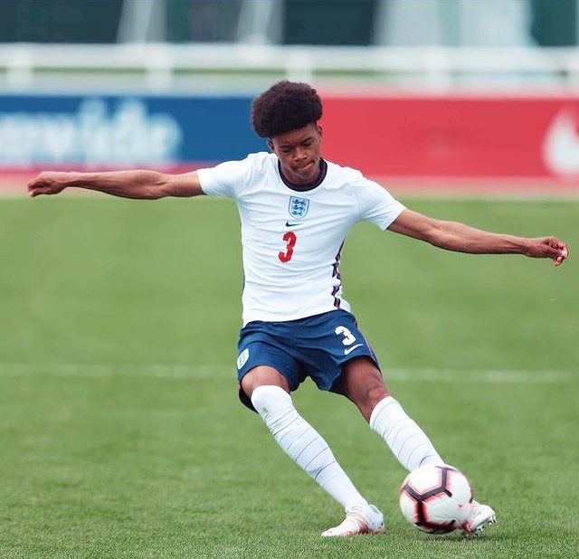 Lino Sousa with the England youth teams (Photo via Sousa on Instagram)