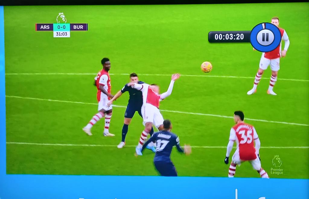 What is a red card when it's not Granit Xhaka? 4 Westwood on Gabriel