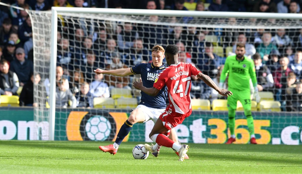 Manager admits he's not expecting Arsenal loanee to return 3 Daniel Ballard and Folarin Balogun (Photo via Millwall on Twitter)