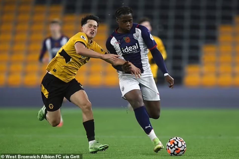 Reyes Cleary with West Bromwich Albion (Photo via Getty Images)