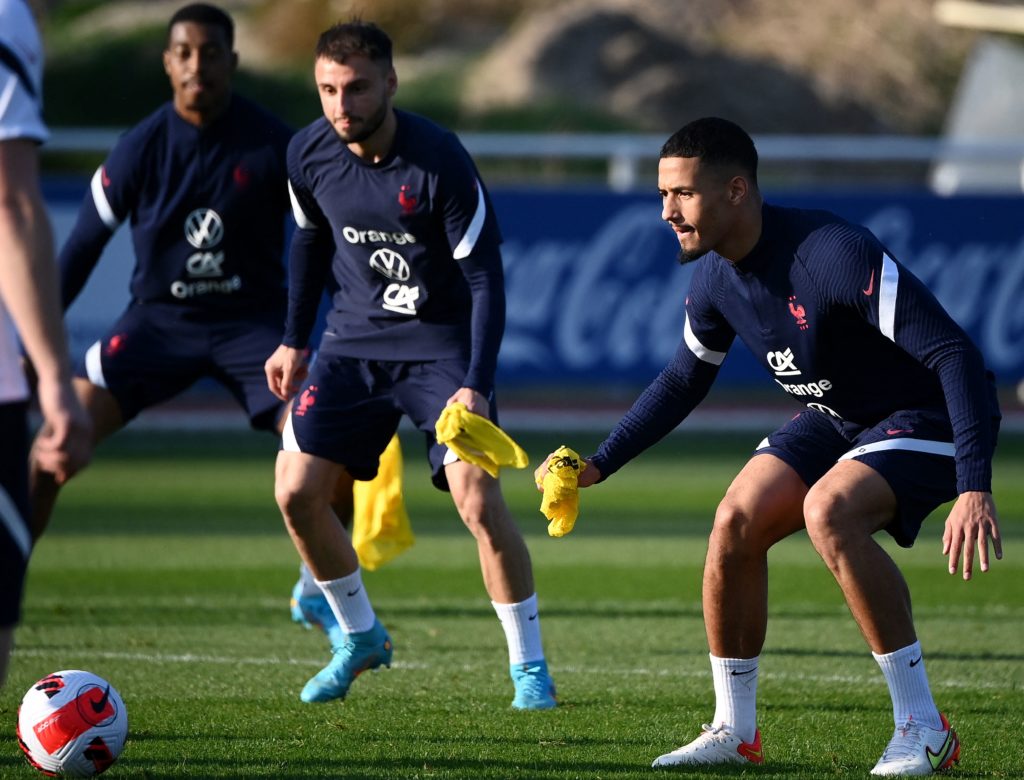 William Saliba set for 1st World Cup start 3 fbl fra training friendly
