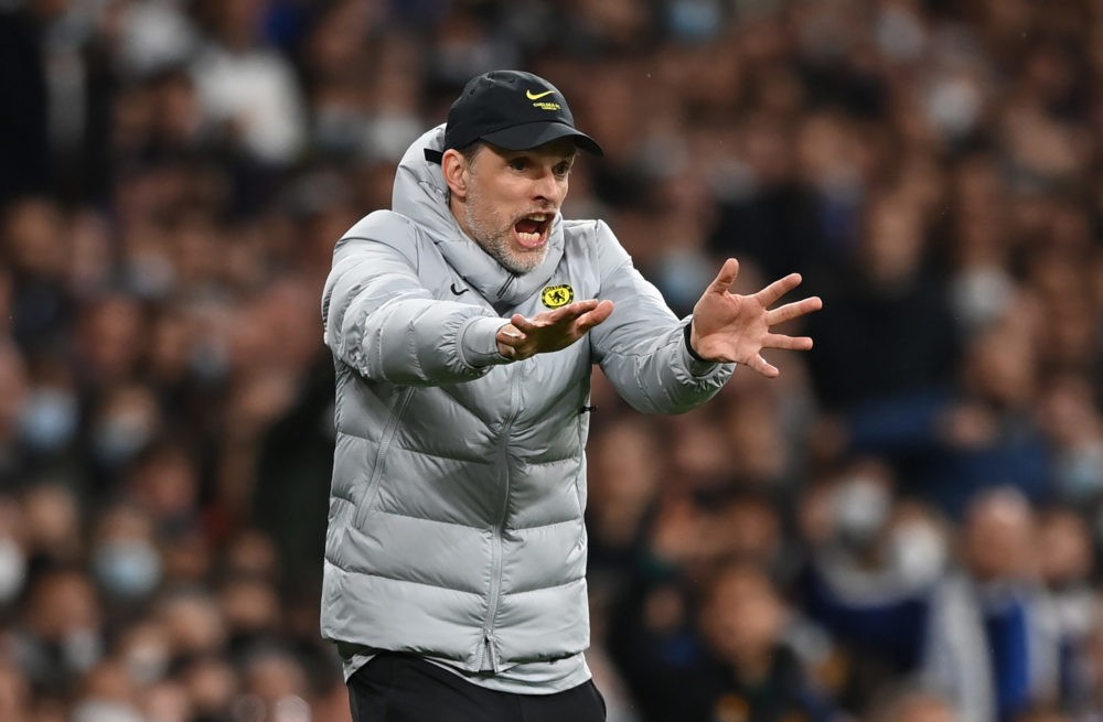 MADRID, SPAIN: Chelsea coach Thomas Tuchel reacts during the UEFA Champions League Quarter Final Leg Two match between Real Madrid and Chelsea FC a...