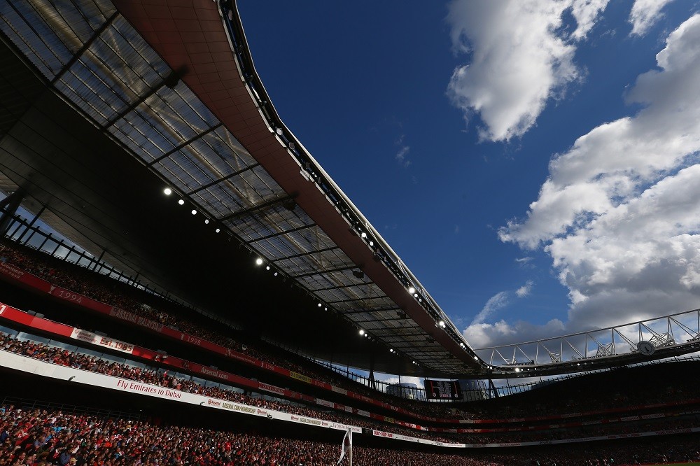 LONDON, ENGLAND: General view of the Emirates Stadium during the Emirates Cup match between Arsenal and Sevilla FC at Emirates Stadium on July 30, ...