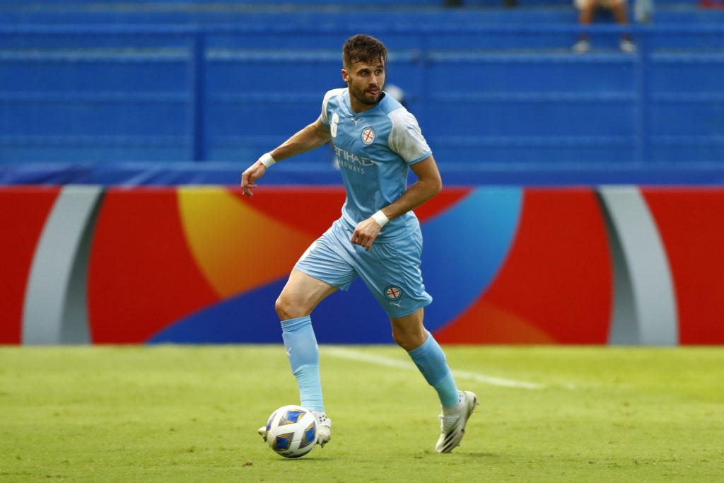 Will Carl Jenkinson get Premier League return with Forest? 2 PATHUM THANI, THAILAND: Carl Jenkinson of Melbourne City in action during the AFC Champions League Group G match between Melbourne City and BG Pathum United at Pathum Thani Stadium on April 27, 2022. (Photo by Thananuwat Srirasant/Getty Images)