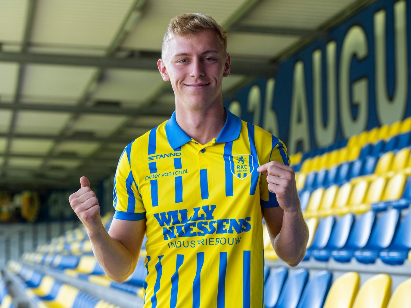 Mika Biereth with RKC Waalwijk (Photo via RKCWaalwijk.nl)