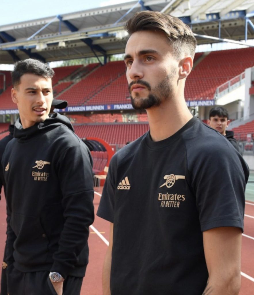 Arsenal summer signing finally set to join full training 2 Fabio Vieira with the Arsenal squad (Photo via Arsenal on Instagram)
