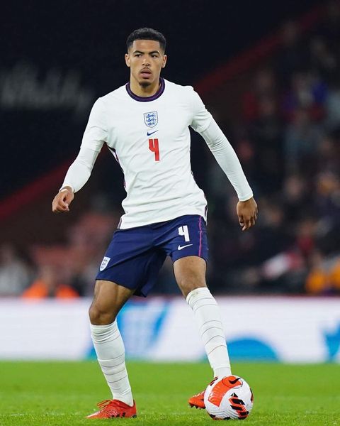 Levi Colwill playing for the England u21s (Photo via Levi Colwill on Instagram)