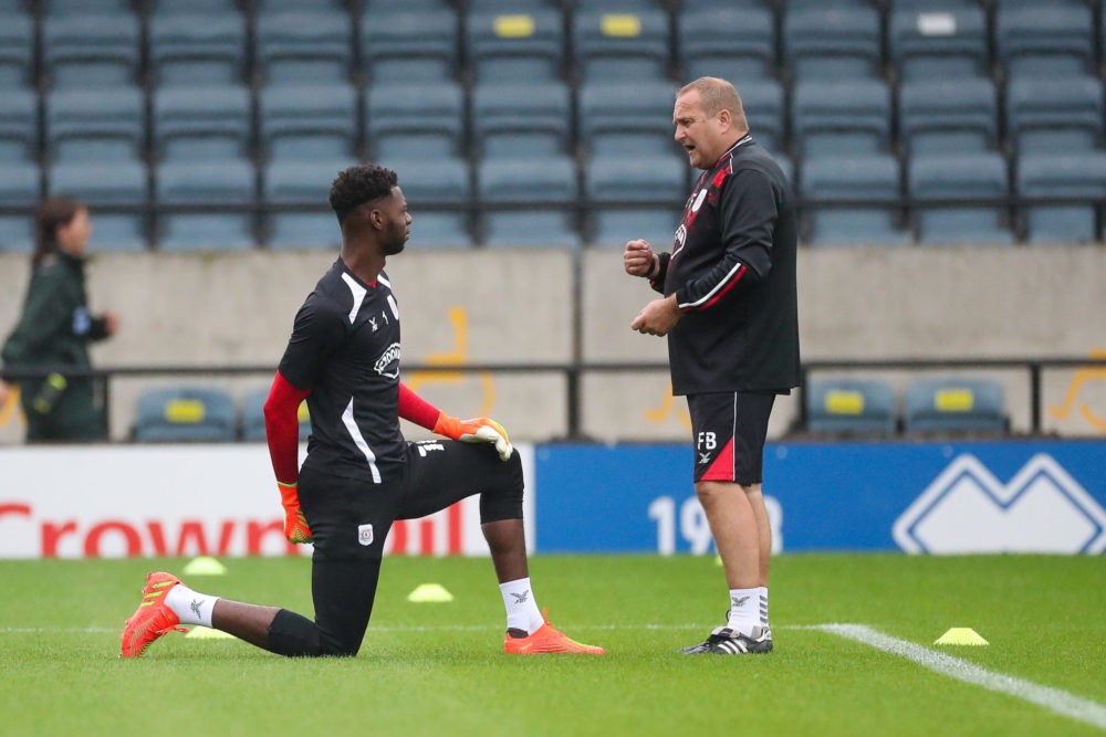 Arthur Okonkwo with Crewe Alexandra (Photo via Crewe on Twitter)