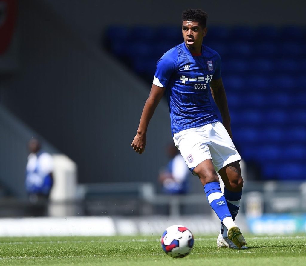 Arsenal loanee close to return after 4-month absence 3 Tyreece John-Jules playing for Ipswich Town (Photo via John-Jules on Twitter)