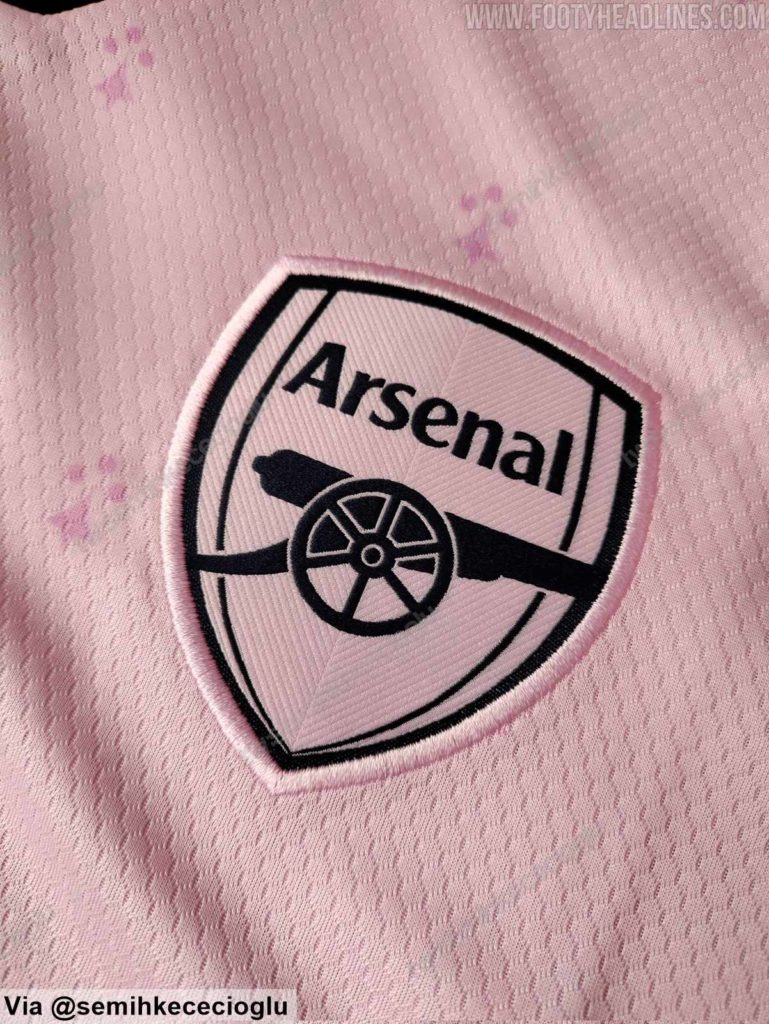Arsenal set release date for new pink third kit for 2022/23 3 Arsenal Pink Third Kit 2022/23 (Photo via FootyHeadlines.com)