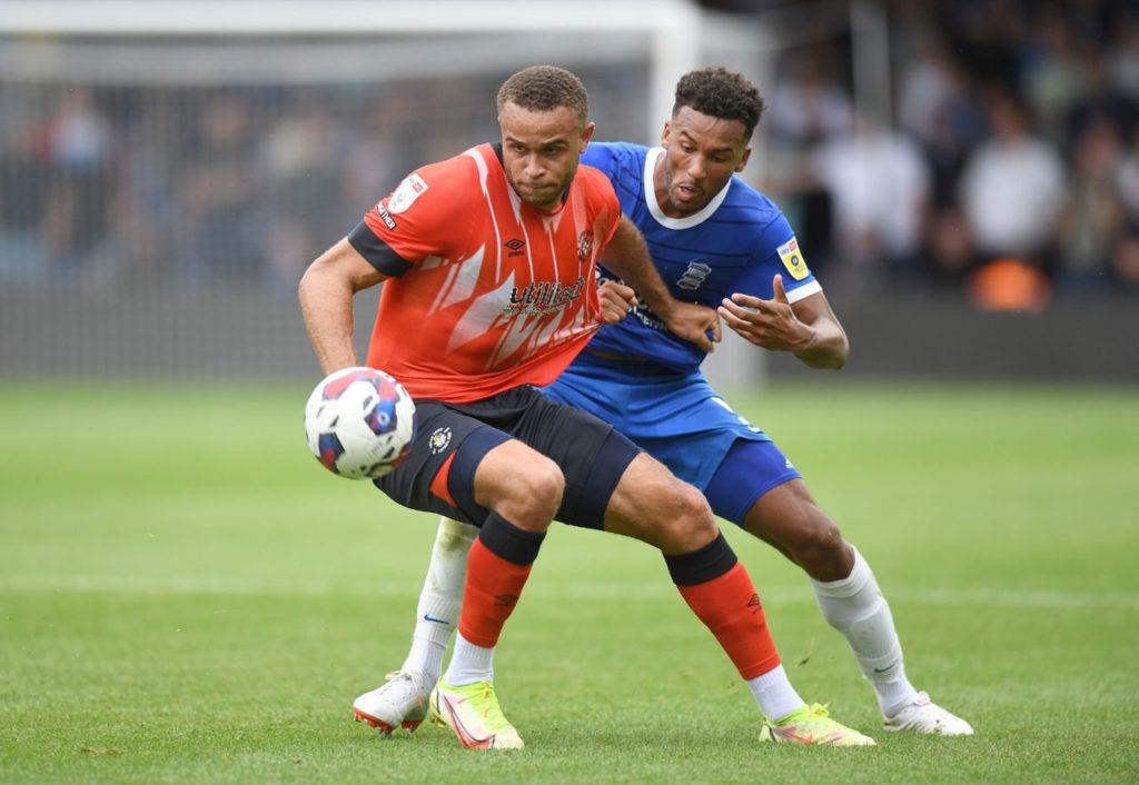 Auston Trusty playing for Birmingham City FC (Photo via Trusty on Twitter)