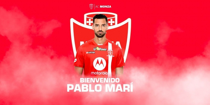 A.C. Monza confirm the signing of Pablo Mari (Photo via A.C. Monza)