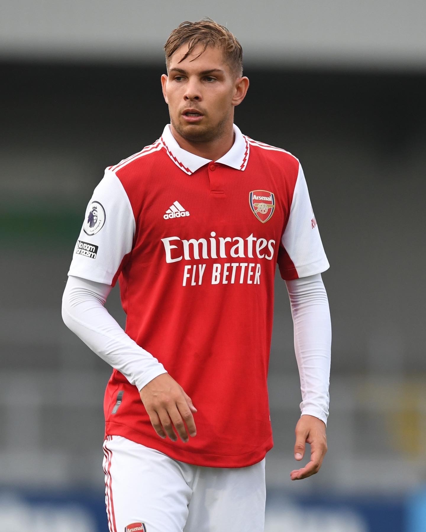 Emile Smith Rowe playing for the Arsenal u21s (Photo via Arsenal Academy on Twitter)