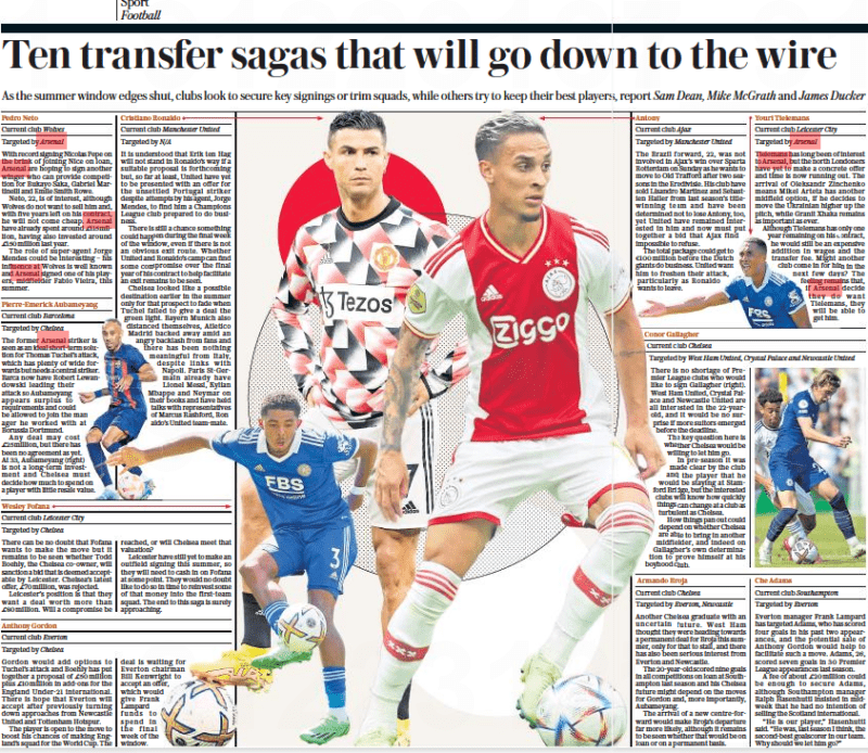 Daily Telegraph 25/08/22