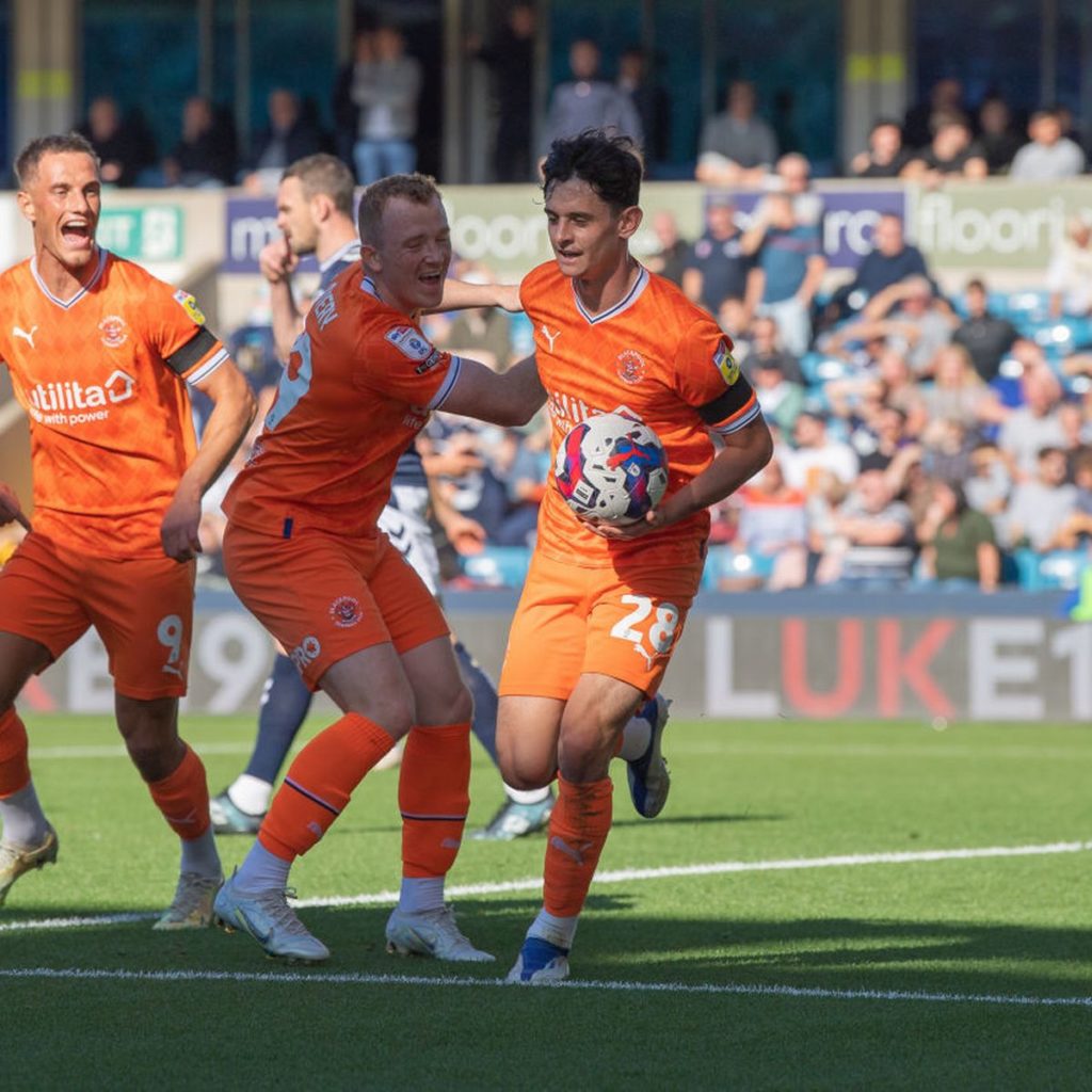 Manager admits he's delighted with Charlie Patino 2 Charlie Patino playing for Blackpool (Photo via Getty Images)