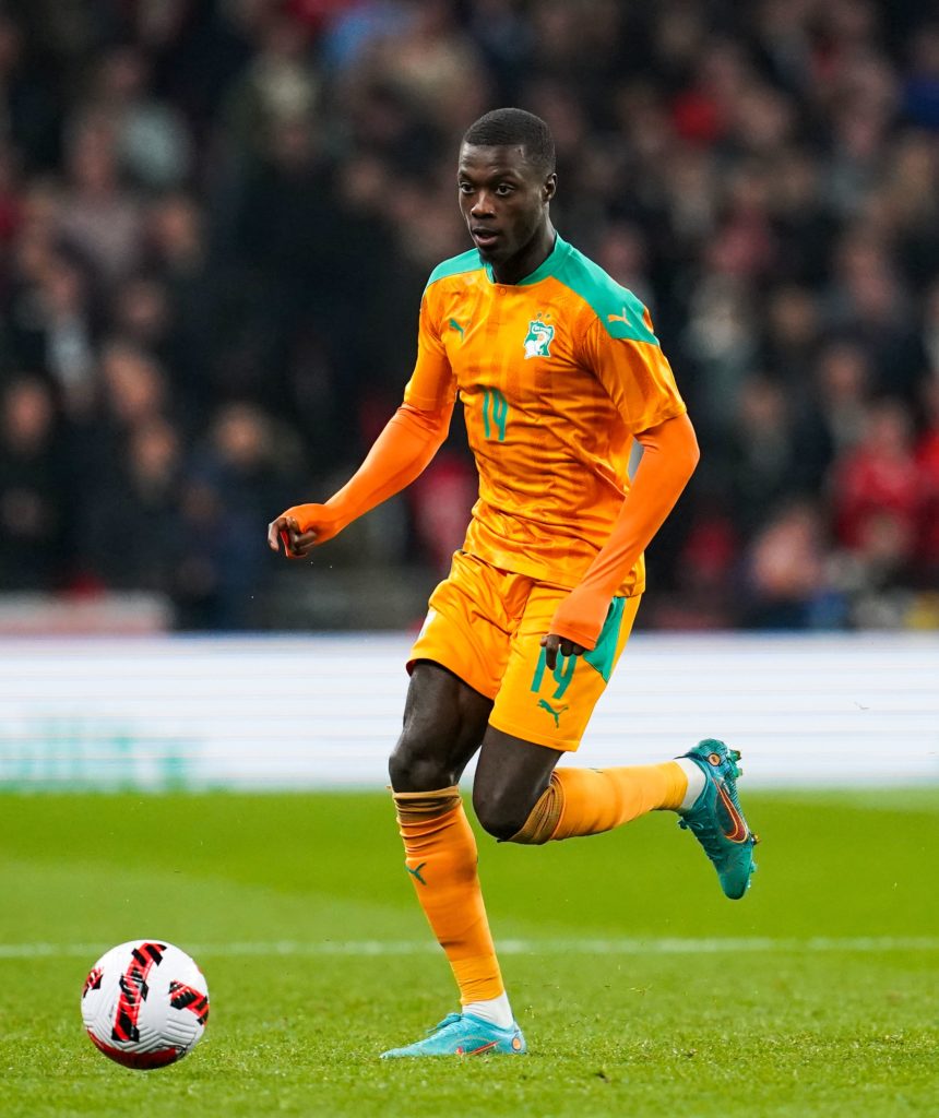 Every result for Arsenal's internationals in September 8 Nicolas Pepe playing for the Ivory Coast (Photo via OGC Nice on Twitter)