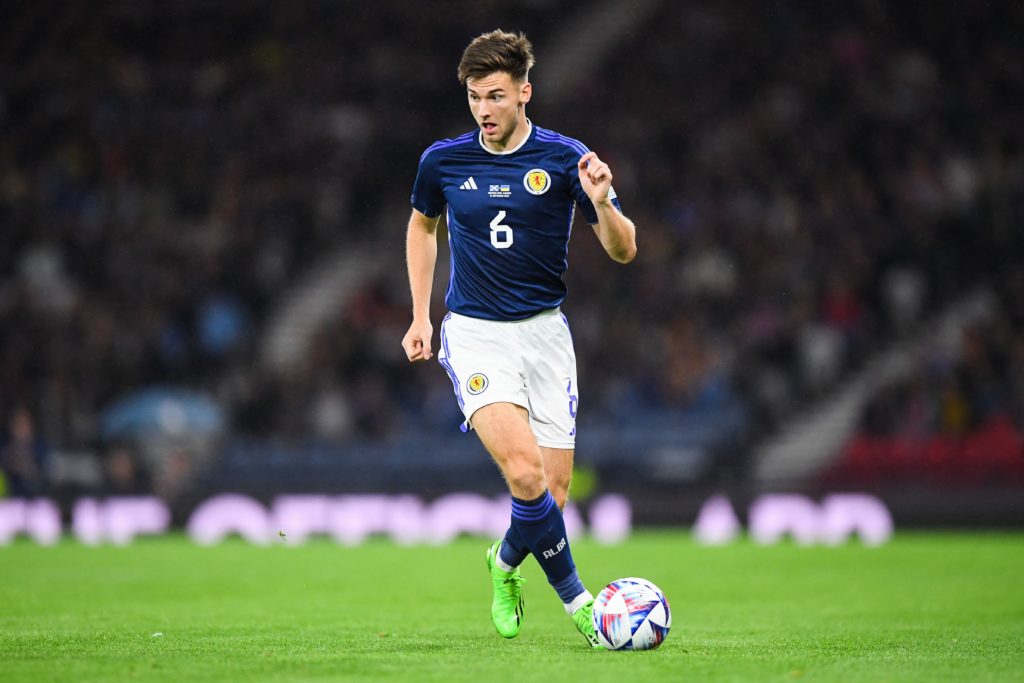 Every result for Arsenal's internationals in September 3 Scotland's defender Kieran Tierney runs with the ball during the UEFA Nations League B Group 1 football match at Hampden Park stadium, in Glasgow, on September 21, 2022. (Photo by ANDY BUCHANAN/AFP via Getty Images)
