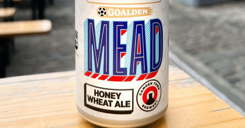 camden town brewery arsenal partnership - Goalden Mead by Camden Town Brewery