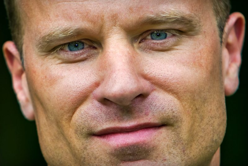 Former Arsenal striker Dennis Bergkamp poses on May 28, 2008 on the first day of a national football coach course in Zeist. Bergkamp has the ambiti...