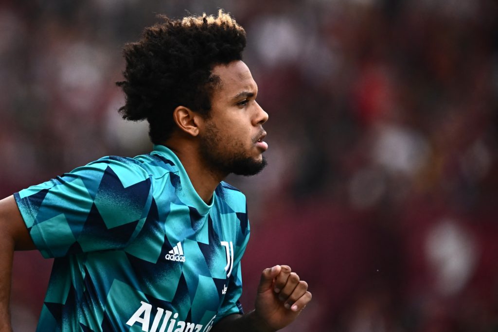 Despite Arsenal interest Leeds United agree terms with Juventus midfielder 2 Juventus' US midfielder Weston McKennie warms up prior to the Italian Serie A football match between Torino and Juventus on October 15, 2022 at the Olympic stadium in Turin. (Photo by Marco BERTORELLO / AFP) (Photo by MARCO BERTORELLO/AFP via Getty Images)