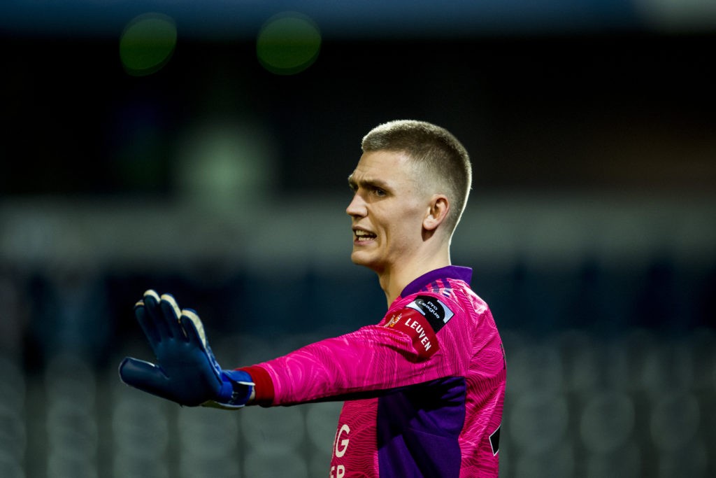 Runarsson follows up 10-save display with clean sheet 2 Alex Runarsson reacts during a soccer match between OHL Oud-Heverlee-Leuven and KRC Racing Genk, Wednesday 09 February 2022. (Photo by JASPER JACOBS/BELGA MAG/AFP via Getty Images)