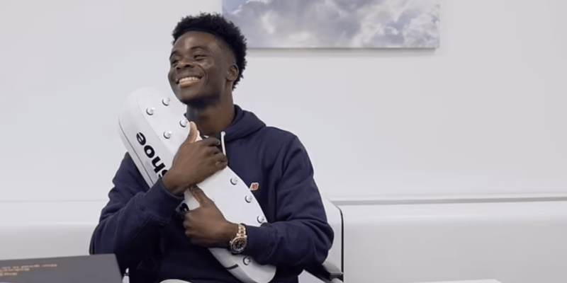 Bukayo Saka funds successful 'life-changing' surgeries for 120 children 2 Bukayo Saka with BigShoe