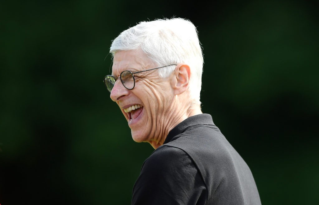TRING, ENGLAND - JUNE 10: World XI FC Manager, Arsene Wenger during a Soccer Aid for Unicef 2022 Training Session at Champneys Tring on June 10, 2022 in Tring, England. (Photo by Alex Davidson/Getty Images)