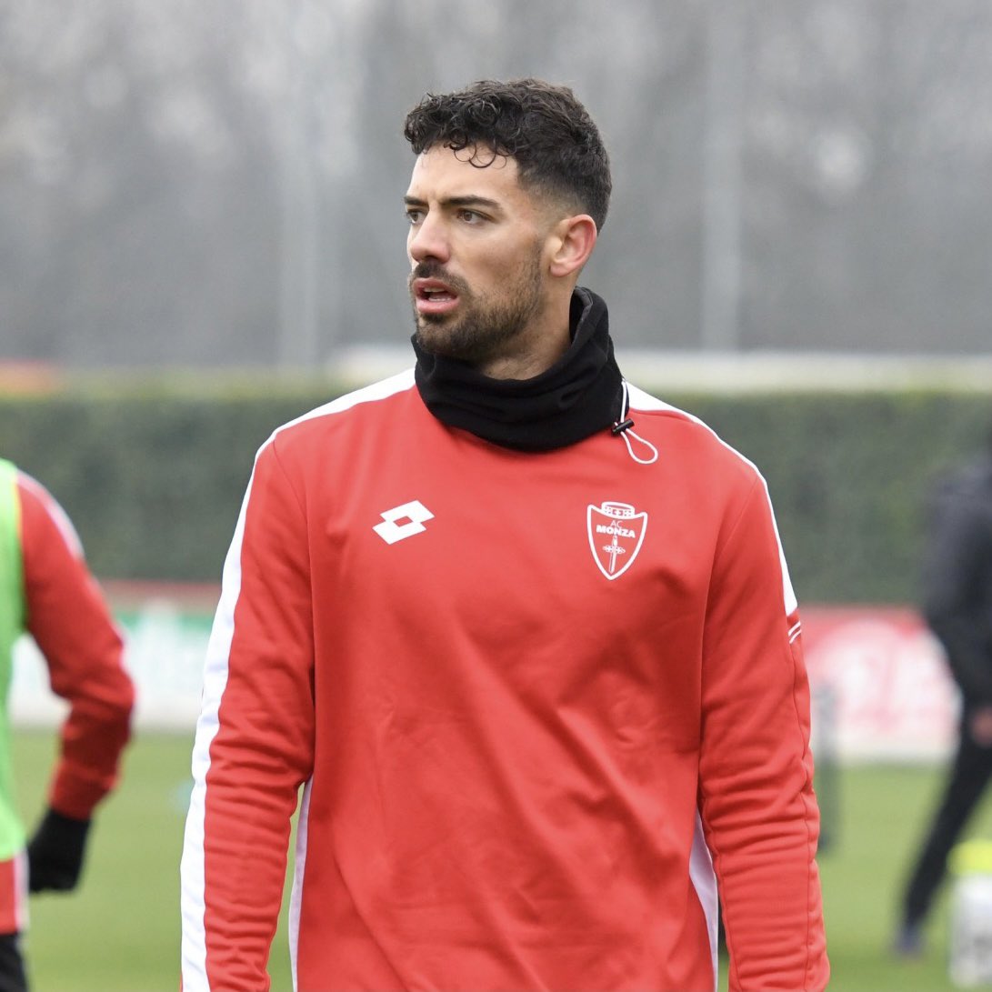 Pablo Mari in training with AC Monza (Photo via Mari on Twitter)