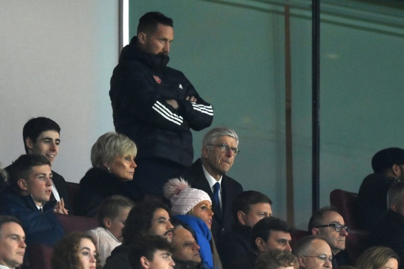 Arteta explains why Wenger's return was kept quiet 3 LONDON, ENGLAND - DECEMBER 26: Ex Arsenal manager Arsene Wenger watches on from the stands during the Premier League match between Arsenal FC and West Ham United at Emirates Stadium on December 26, 2022 in London, England. (Photo by Justin Setterfield/Getty Images)