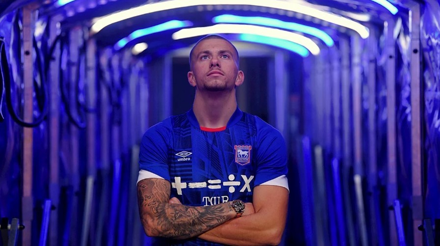 Harry Clarke after signing for Ipswich Town (Photo via ITFC.co.uk)