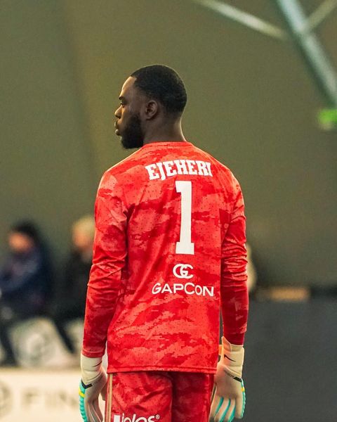 Ovie Ejeheri playing for SJK (Photo via Ejeheri on Instagram)