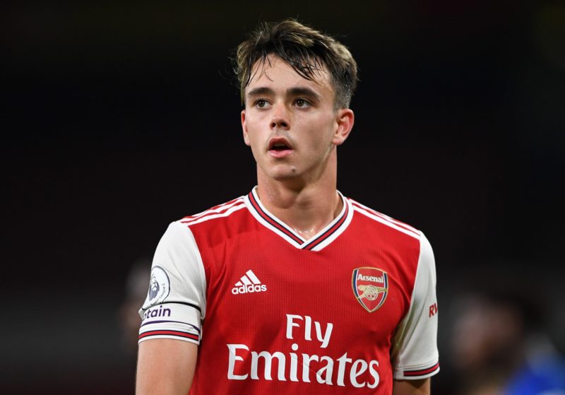 Former Arsenal youngster details battle with meningitis 2 LONDON, ENGLAND - AUGUST 23: Robbie Burton of Arsenal looks on during the Premier League 2 match between Arsenal and Everton at Emirates Stadium on August 23, 2019 in London, England. (Photo by Harriet Lander/Getty Images)