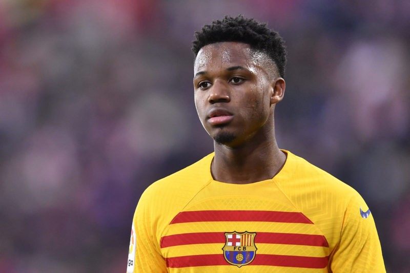 Agent pushes for Arsenal switch after Barcelona problems 5 Barcelona's Spanish forward Ansu Fati looks on during the Spanish League football match between Girona FC and FC Barcelona at the Montilivi stadium in Girona on January 28, 2023. (Photo by PAU BARRENA/AFP via Getty Images)