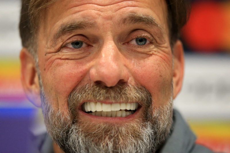 Liverpool's German manager Jurgen Klopp attends a press conference at Anfield Stadium in Liverpool, north-west England on February 20, 2023, on the...